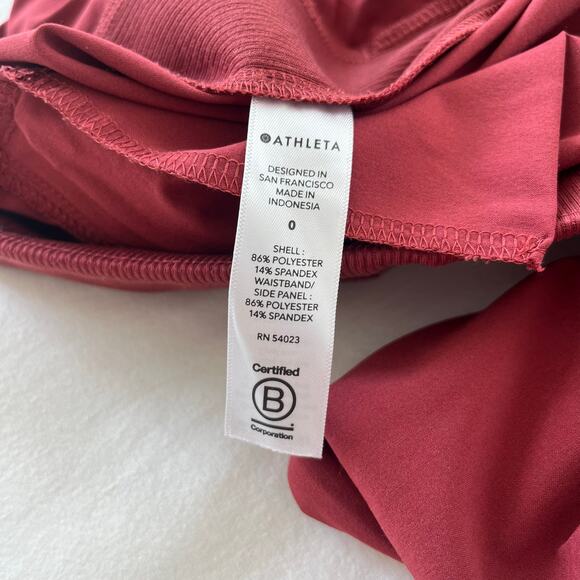 Athleta Brooklyn Ankle Pant in Cinnamon Red, Size 0 - Picture 10 of 11